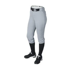 DeMarini Women's Fierce Belted Softball Pant -EASTON Shop fiercepantlightgrey